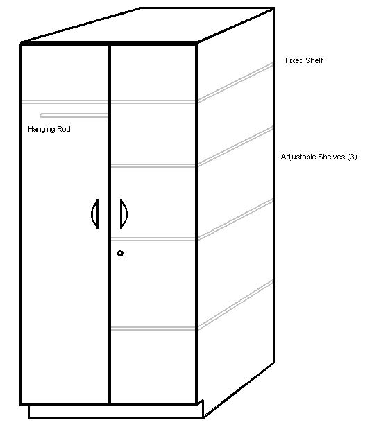Combination Storage Cabinet-0