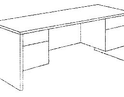 Desks - Double Pedestal/Fan Desk/Single Pedestal-0