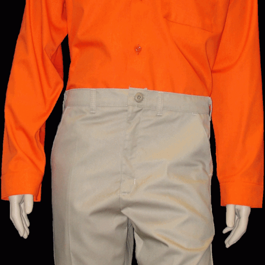 Long Sleeve Orange Shirt-0